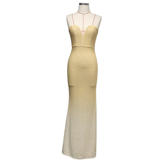 Vintage Windsor Womens Size M gold Ombre Straples… - image 2