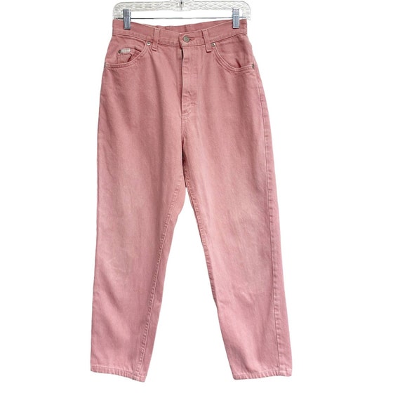 Deadstock vintage pastel pink lee corduroy skinny clearance trousers