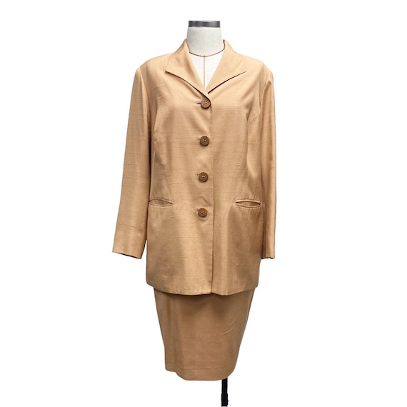 Vintage Basic Tailor Womens Button Front Blazer S… - image 2