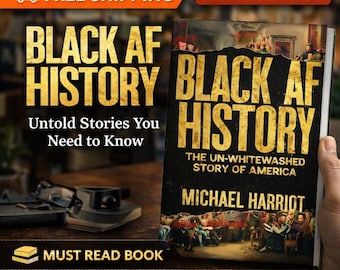 Black AF History Book by Michael Harriot Paperback Cultural & Educational Book