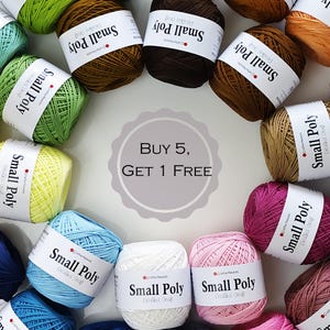 Soft Polyester Crochet Yarn: 1.2mm, Crochet Bag, Purse, Amigurumi