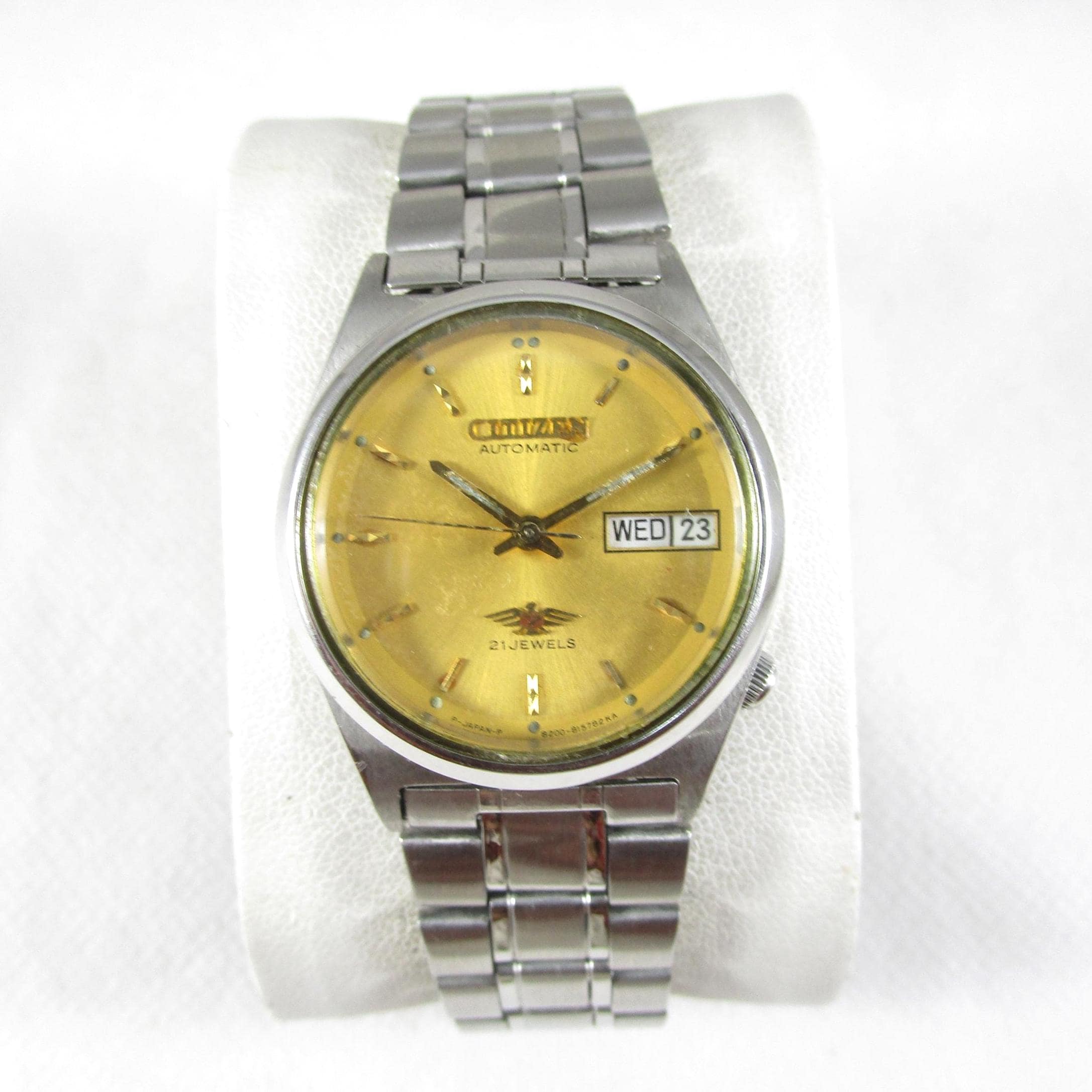 Vintage CITIZEN 21 Jewels Automatic Day Date Japanese Wrist Gent's