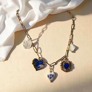 Handmade Stainless Steel Charm Necklace