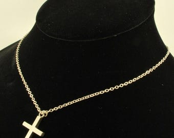 Sterling silver World Youth Day 1993 cross pendant, 24" Sterling silver necklace, with box, 3.2dwt