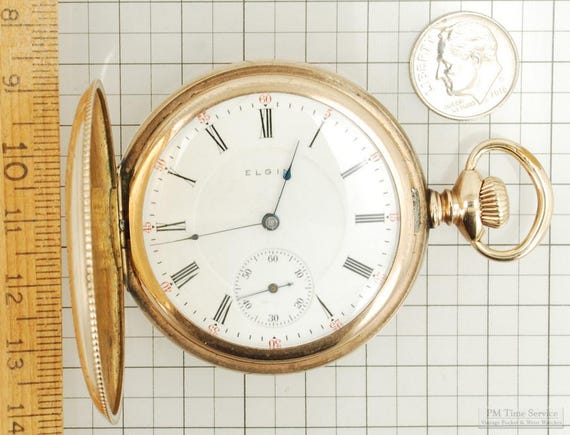 Elgin Grade 381 Vintage Pocket Watch, 16 Size, 17 Jewels, Re  display picture 3