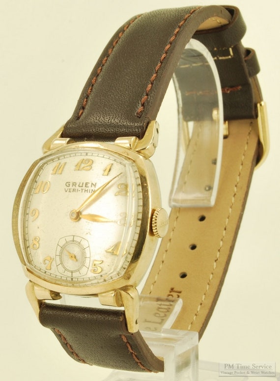 Gruen grade 426 Veri-Thin vintage wrist watch 15 | Etsy