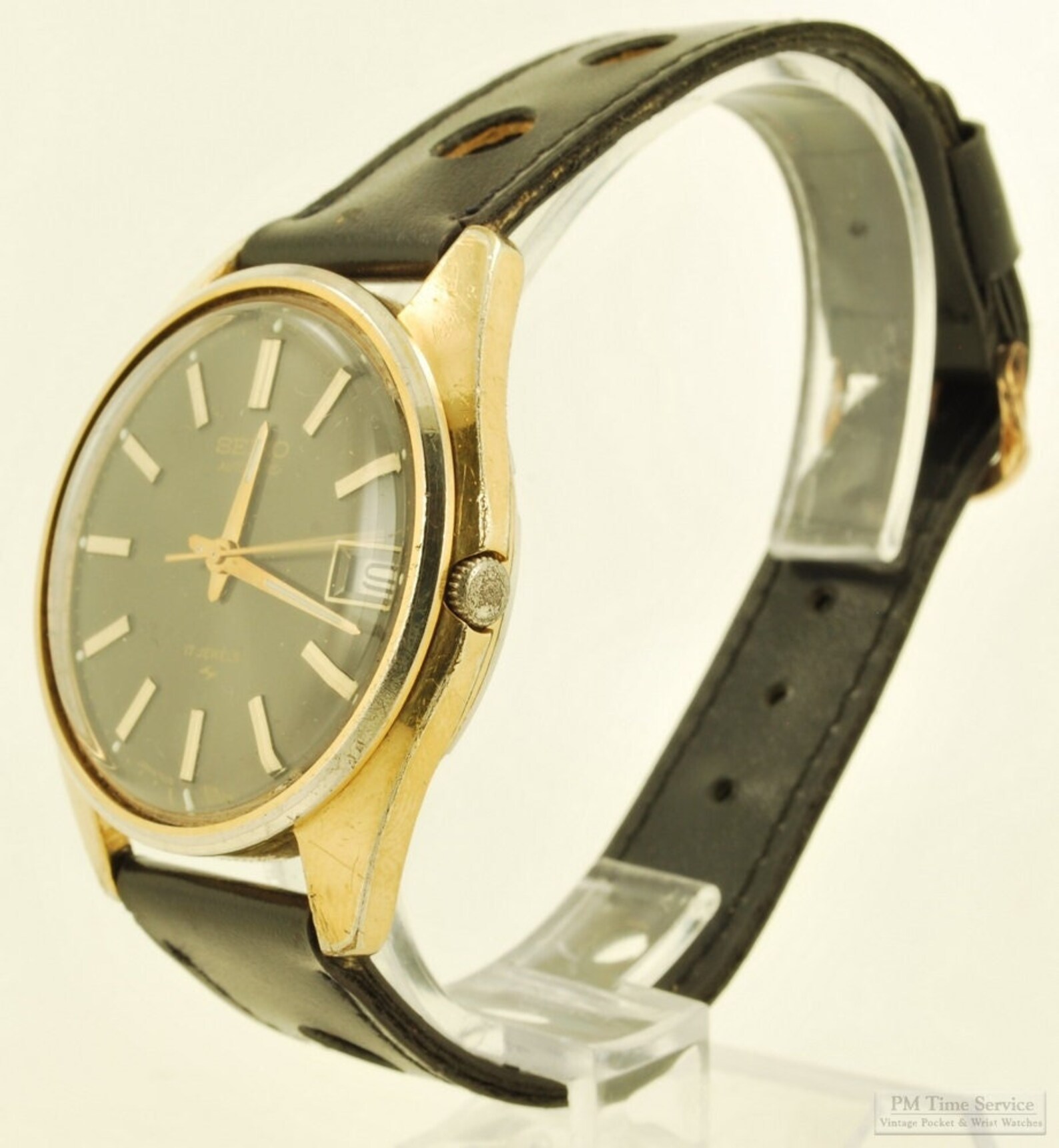 Seiko Vintage Automatic Grade 247 Wrist Watch With Quickset Date, 17 ...