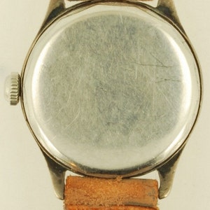 Kingston vintage wrist watch, 15 jewels, solid silver round water resistant case image 4