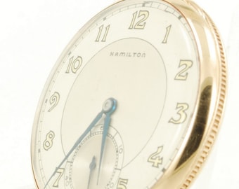 1948 Hamilton 917 Pocket Watch | Original Presentation Case | Size