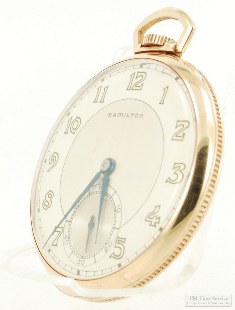 Hamilton Grade 917 Vintage Pocket Watch, 10 Size, 17 Jewels  display picture 1