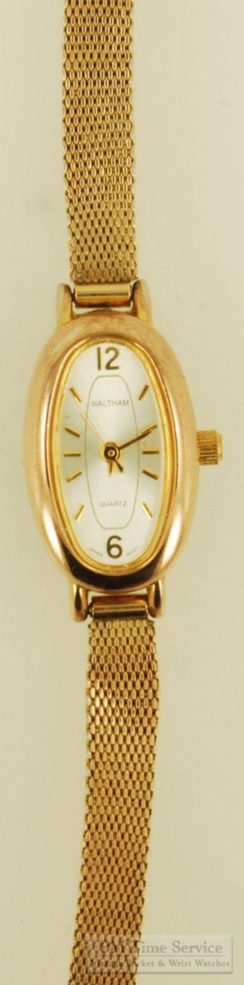 Waltham quartz ladies' wrist watch heavy smooth polish Etsy