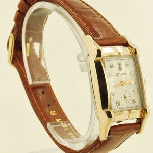 Montre Femme Milber Suisse Automatique 17 Rubis - Acier Inoxydable, Vintage, Mécanique, Occasion