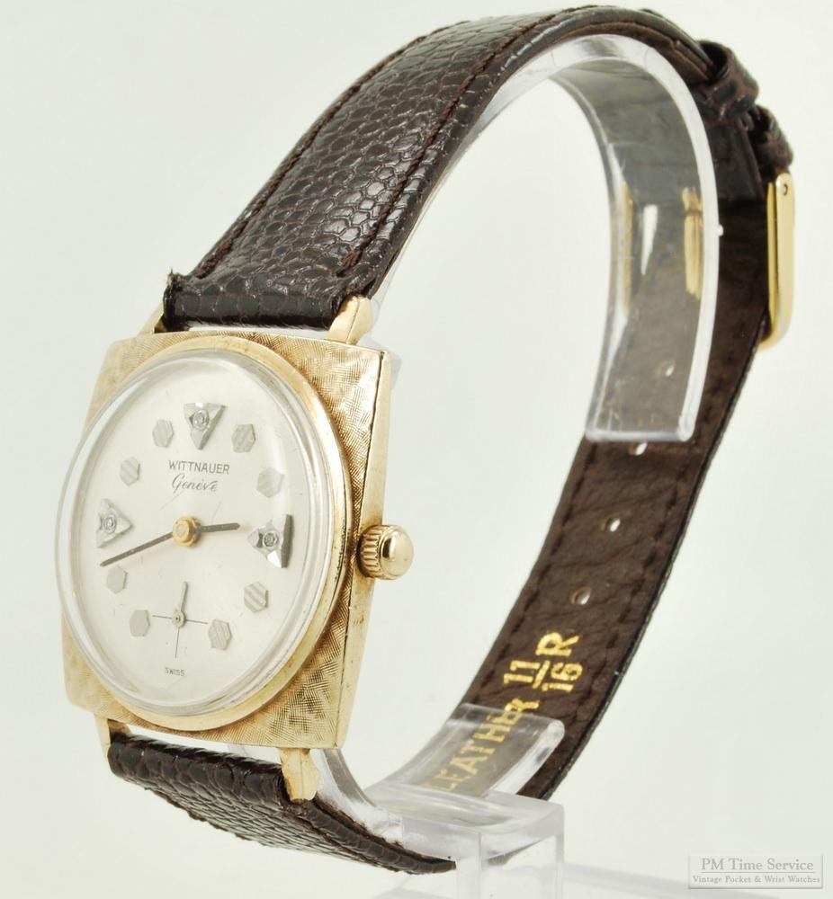 Wittnauer Vintage Wrist Watch, 17 Jewels, Thin-model Yellow  display picture 3