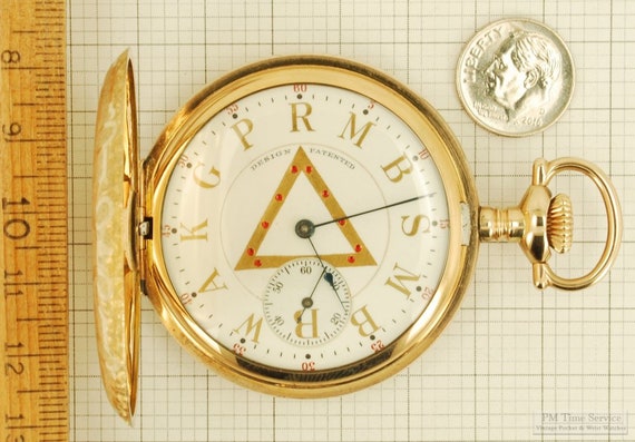 Elgin grade 156 vintage pocket watch, 16 size, 21… - image 10