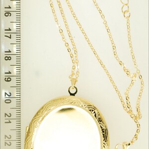 Large oval locket, choice of gemstone & glass cabochons, with necklace options gold; link chain