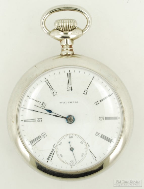 Waltham "P.S. Bartlett" vintage pocket watch, 18 … - image 5