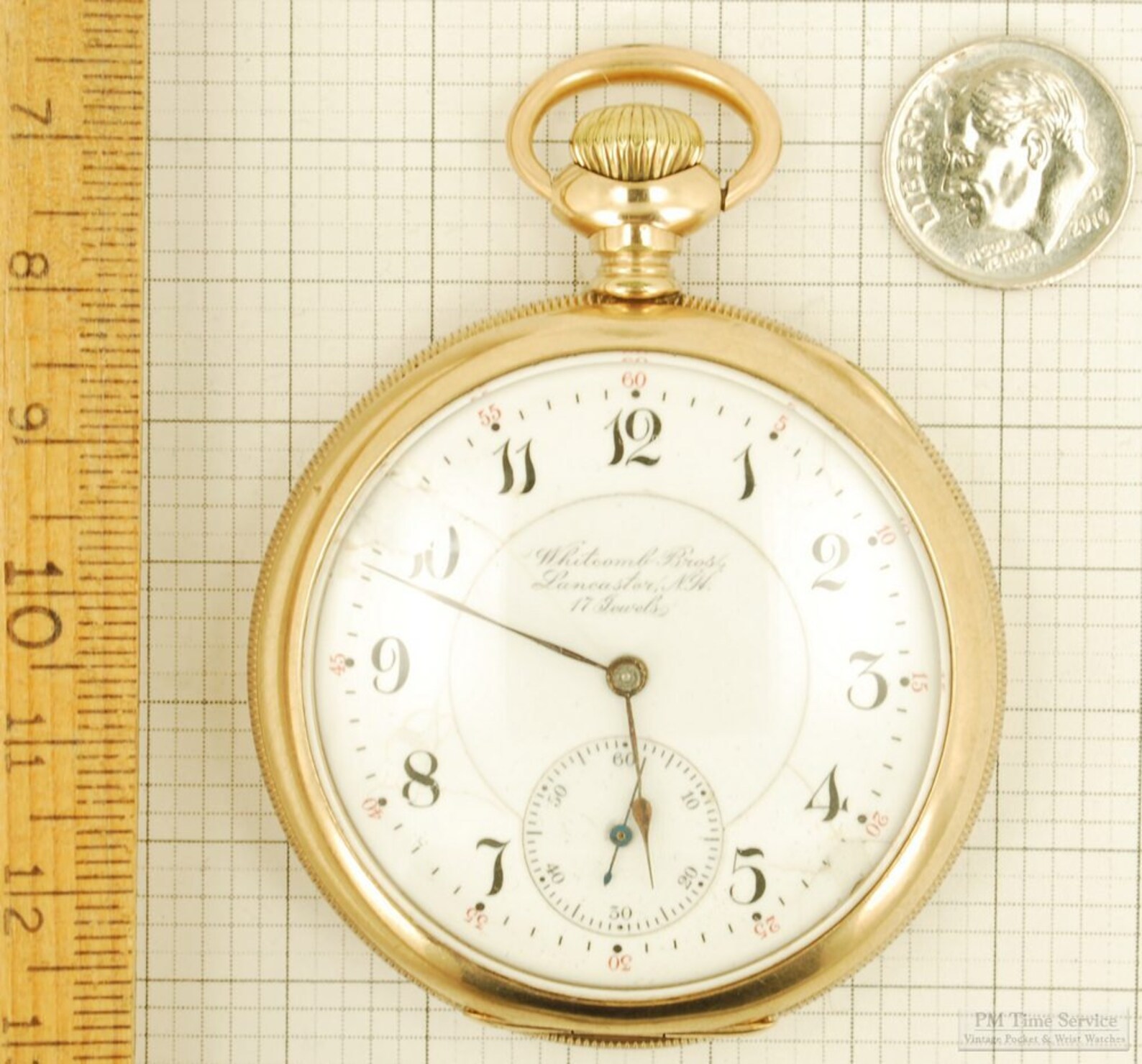 Hamilton Grade 974 Vintage Pocket Watch 16 Size 17 Jewels Etsy