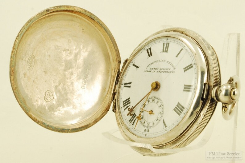 Courvoisier Freres Vintage Ladies' Pocket Watch 38mm 16 Etsy