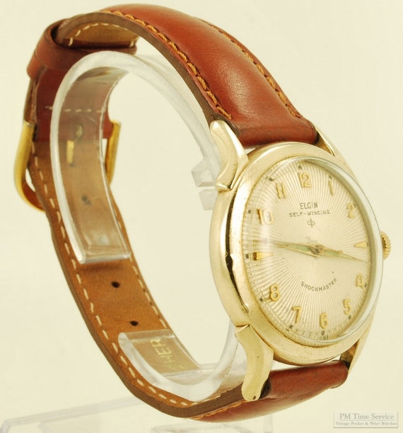 Elgin (Swiss) automatic "Shockmaster" grade 643 v… - image 2