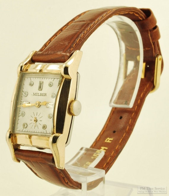 Montre Femme Milber Automatique Suisse Vintage - 17 Rubis, Acier Inoxydable - Mécanique Rétro