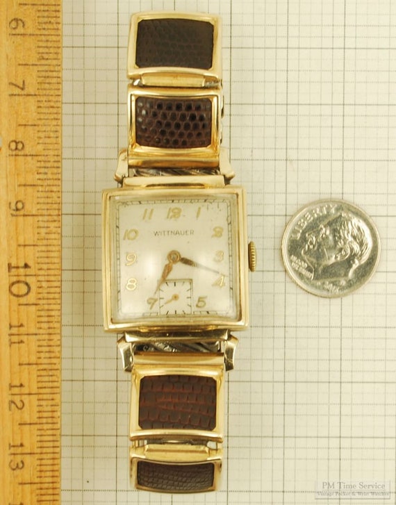 Wittnauer grade 10E vintage wrist watch, 17 jewel… - image 6