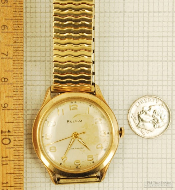 Reloj de pulsera vintage Bulova 15 joyas oro amarillo | Etsy 3 Vintage O Oro Antiguo Reloj Mujer , 2 Elgin & 1 Bulova