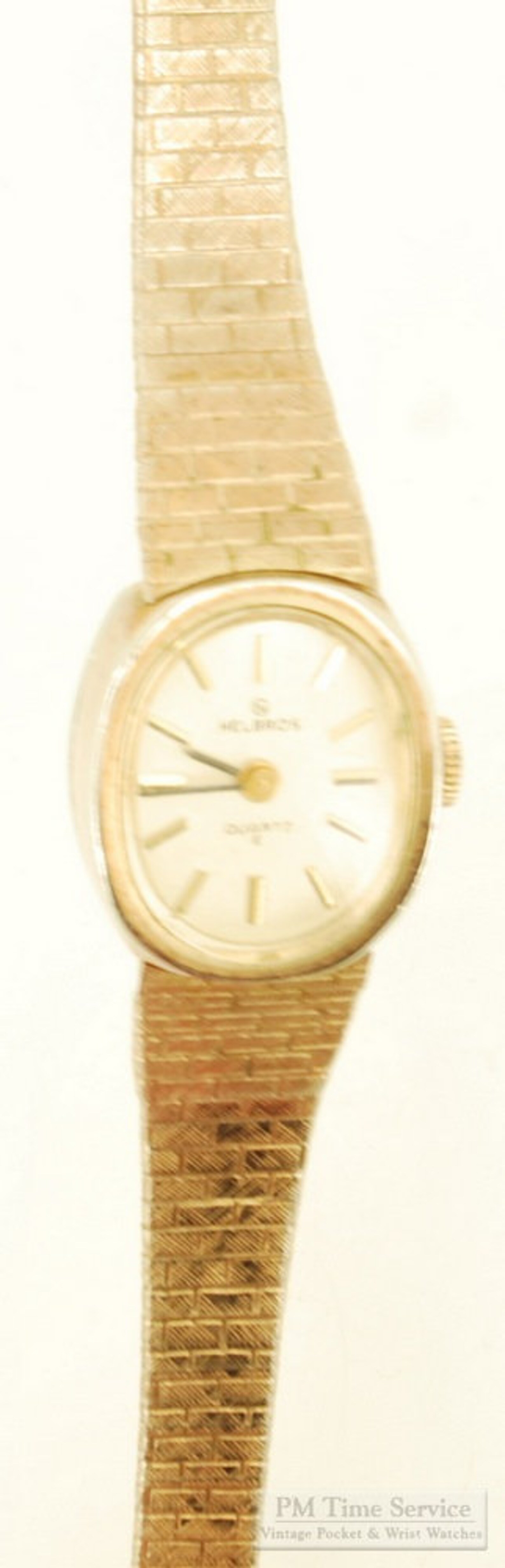 Helbros Quartz Ladies' Wrist Watch Elegant Gold-toned & | Etsy