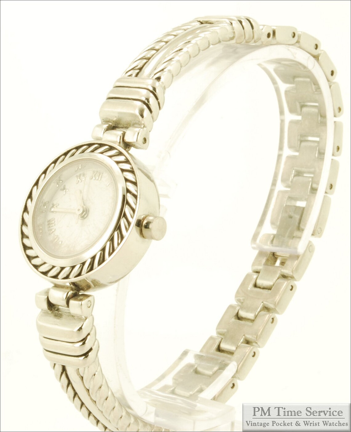 Japanese Vintage Quartz Wrist Watch Silvertoned & Stainless Etsy