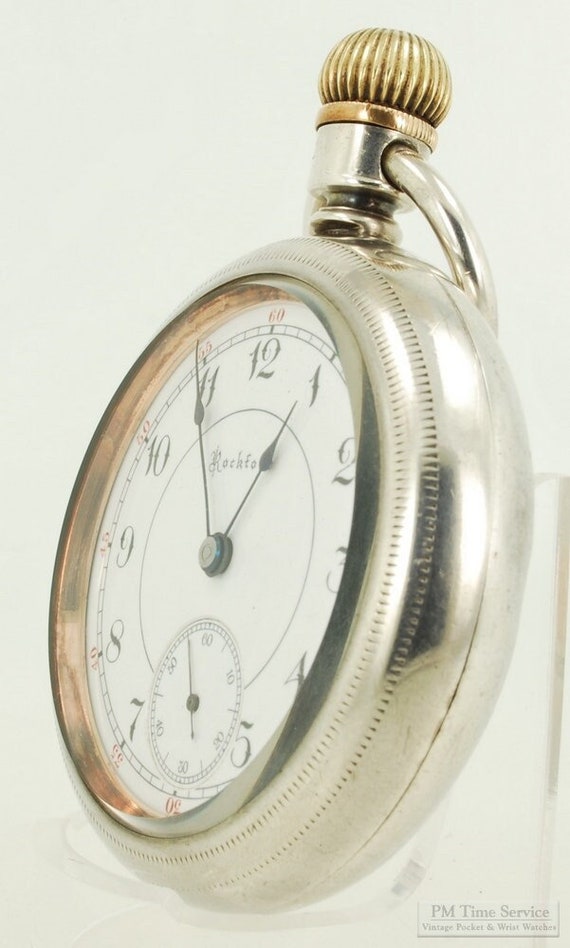 Rockford grade 925 vintage pocket watch, 18 size, 
