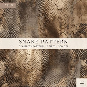 Grunge ormtryck sömlöst mönster, neutralt ormskinnsdigitalt papper, rustik pyton textur tapet, brunt reptildjurstryck