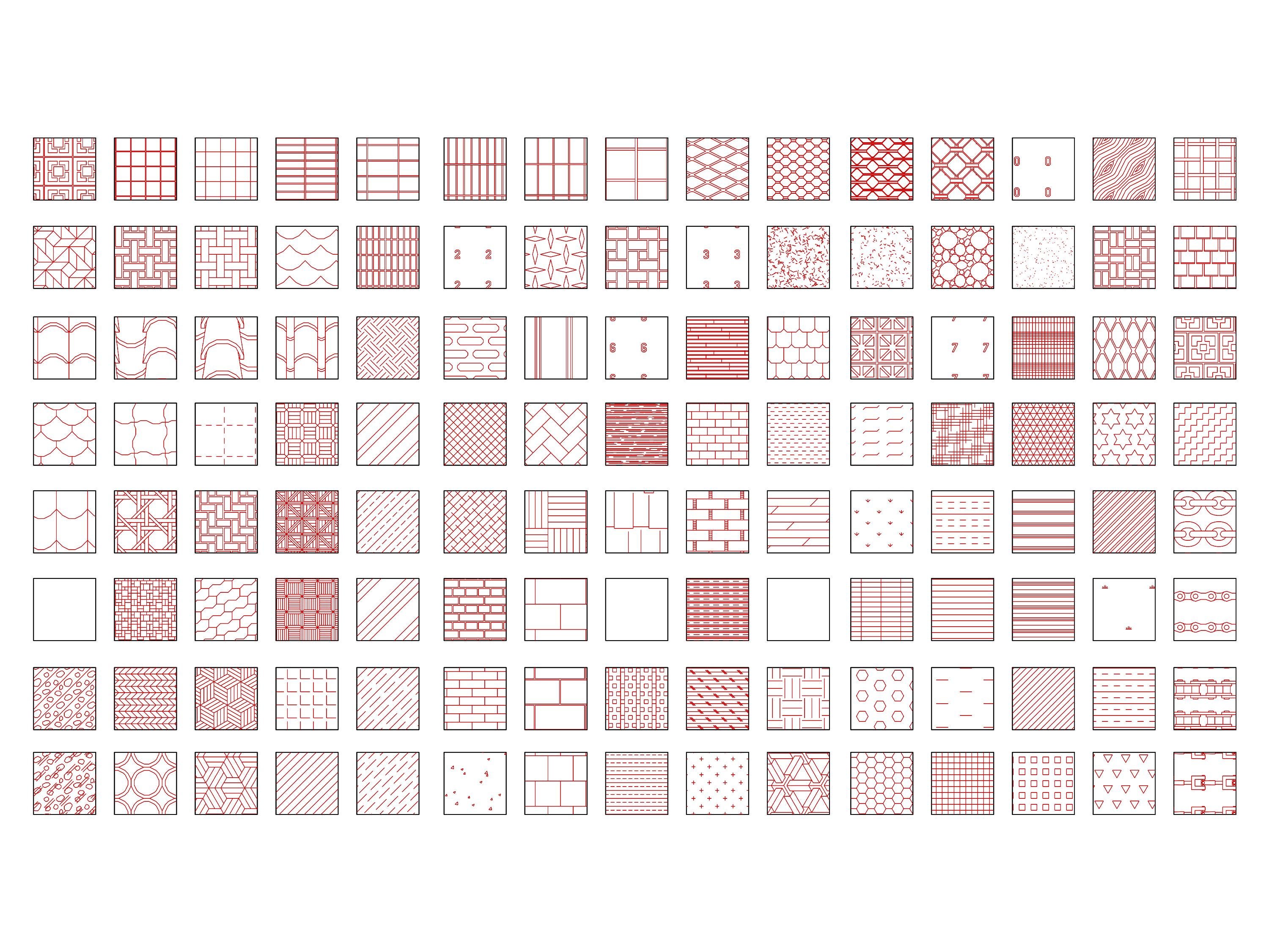 Architectural CAD Hatch Patterns Library (900+ .PAT Files) - Etsy