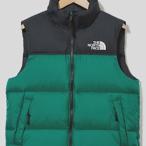 The North Face 1996 Retro Nuptse Puffer Vest Men&#39;s & Women&#39;s 700 Down - Evergreen