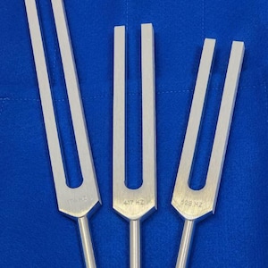 The Lovely Trio- 174 Hz, 417 Hz, 528 Hz Tuning Fork Set