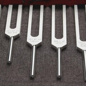 Set of 8 Chakra Tuning Forks - Unweighted