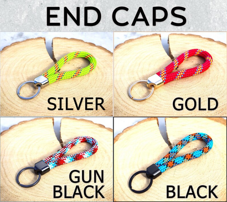 Custom Multicolored Sailing Climbing Rope Adventure Keychain Premium Minimal Keyfob Durable Key Ring Nautical Gift for Climbers and Sailors image 5