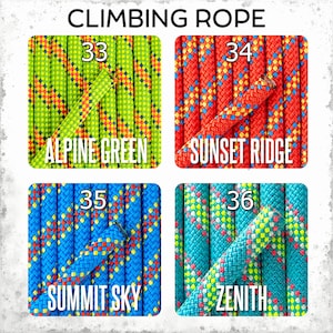 Custom Multicolored Sailing Climbing Rope Adventure Keychain Premium Minimal Keyfob Durable Key Ring Nautical Gift for Climbers and Sailors image 4