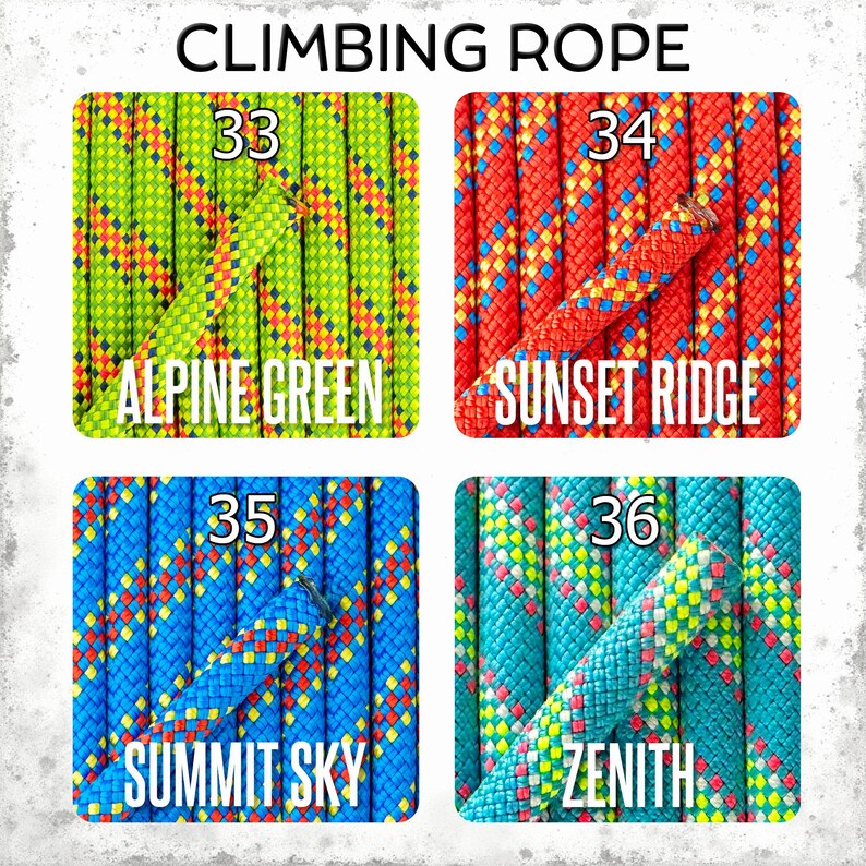 Custom Multicolored Sailing Climbing Rope Adventure Keychain Premium Minimal Keyfob Durable Key Ring Nautical Gift for Climbers and Sailors image 4