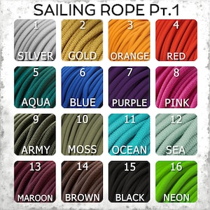 Chaveiro pequeno multicolorido de corda para escalada e vela, paracord, 8 mm, presente para atividades ao ar livre, para escaladores, praticantes de escalada, amantes de montanhas imagem 7