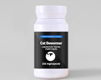 Parasite DeWormer Cleanse, Cat and Kitten Tapeworm Wormer, Cat dewormers for Roundworms, Hookworms, Whipworms, and Protozoal Parasites