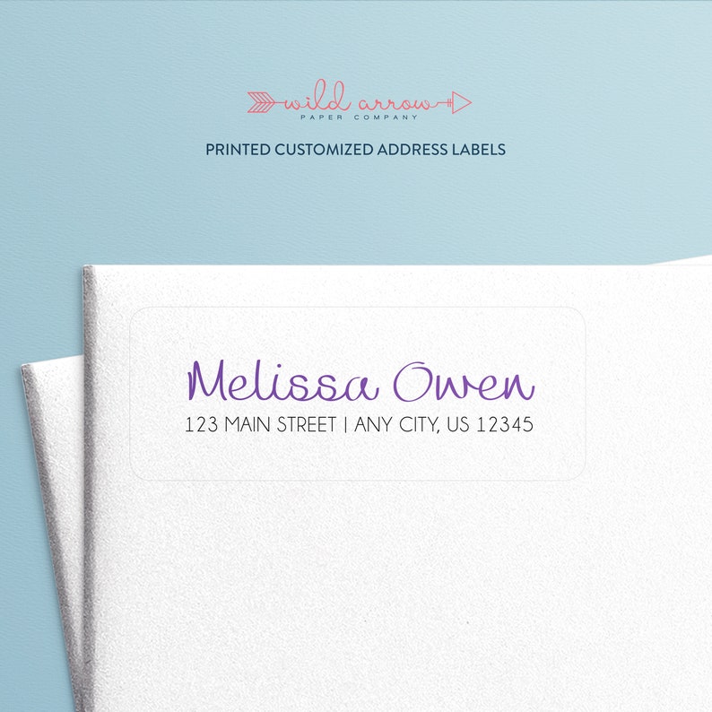 Script Return Address Label