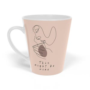 Cozy Latte Mug with Inspirational Quote, Perfect for Coffee Lovers, Gift for Birthdays, Housewarmings, Mother&#39;s Day, or Any Occasion