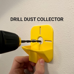 Drill Dust Collector & Guide – Wall Drilling Helper