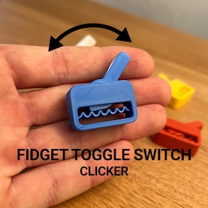 Fidget Toggle Switch – Clicker Toy for ADHD, Anxiety, Stress Relief & Focus