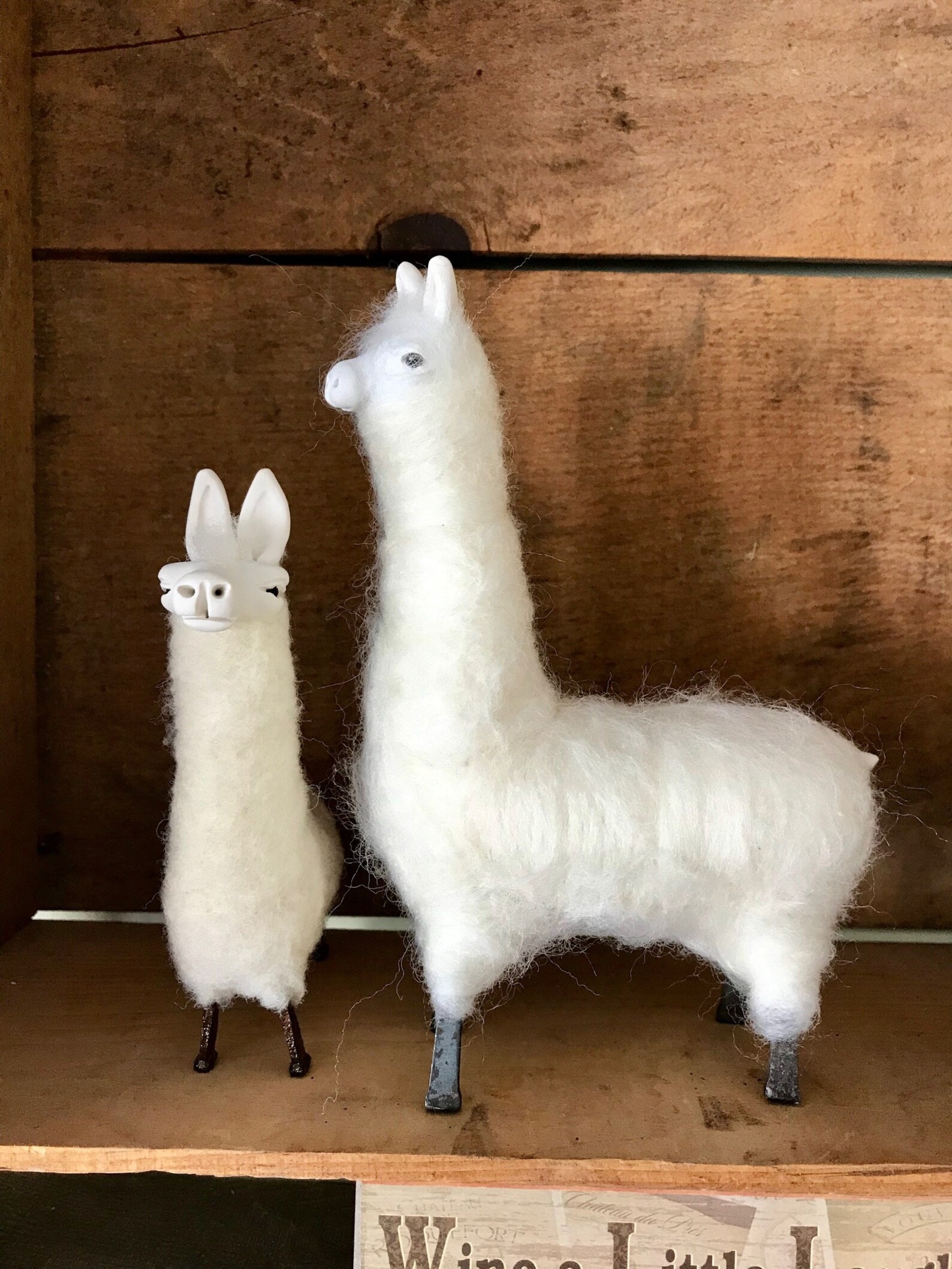 Handmade Country Real Wool Llama Etsy