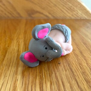 Handmade 2.5 Baby in Elephant Outfit image 4