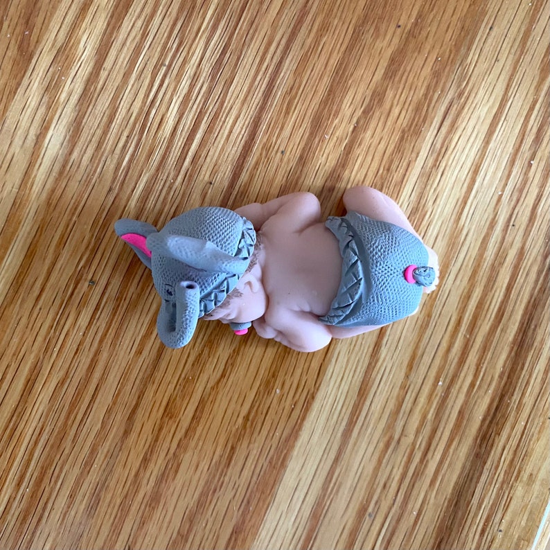 Handmade 2.5 Baby in Elephant Outfit image 7