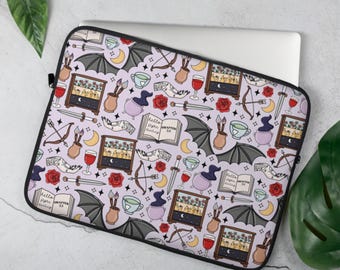Night Court Laptop Sleeve: ACOTAR Inspired, Bookish Fantasy Case