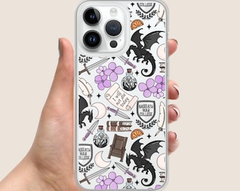 Funda para iPhone Jinete de Dragón: Inspirada en la Cuarta Ala, Regalo para Amantes de la Lectura, Funda para iPhone 17