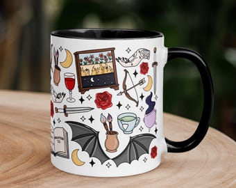 Night Court Mug: ACOTAR Inspired Ceramic Coffee Cup