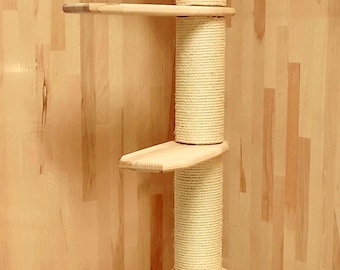 Escalera de caracol para gatos, 82 cm
